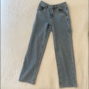 Womens baggy jeans.